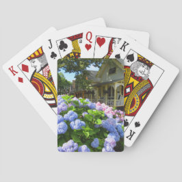 Blue and Pink Hydrangeas - Martha's wijngaard Pokerkaarten