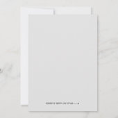 Blue and Pink Smoke and Confetti Gender Reveal Kaart (Achterkant)