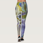 Blue and Purple by Lydia's Art Sangria Leggings (Achterkant)