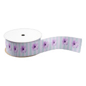 blue and purple striped daisy pattern grosgrain lint (Spoel)