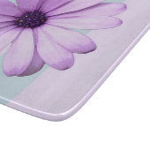 blue and purple striped daisy pattern snijplank (Hoek)