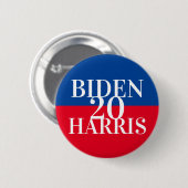 Blue and Red Biden Harris Campaign Button (Voorkant /achterkant)