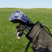 Blue and Silver Sports Jersey Custom Name Number Golfheadcover (Insitu)