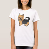 Blue and Tan Australian Terrier Cute Dog T-shirt (Voorkant)