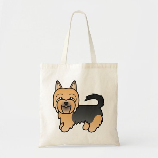 Blue and Tan Australian Terrier Cute Dog Tote Bag (Voorkant)