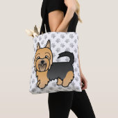 Blue and Tan Australian Terrier Cute Dog Tote Bag (Dichtbij)