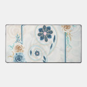 Blue and Teal Floral Graphic, Revitalizing Life Bureaumat (Voorkant)