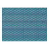 Blue and Turquoise Star van David Tessellation Tafelkleed (Voorkant (Horizontaal))