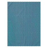 Blue and Turquoise Star van David Tessellation Tafelkleed (Voorkant)