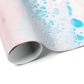 Blue and white abstract painting cadeaupapier (Rol Hoek)