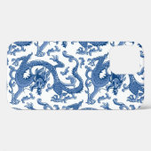 Blue and White Chinoiserie Dragon Case-Mate iPhone Case (Achterkant (horizontaal))
