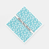 Blue and White Dachshund Party Napkins Servet (Hoek)
