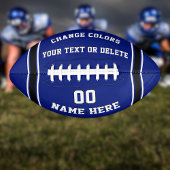 Blue and White Football Ball Specialized