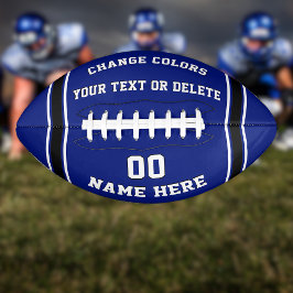 Blue and White Football Ball Specialized