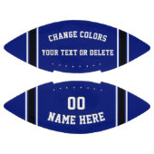 Blue and White Football Ball Specialized (Panelen)