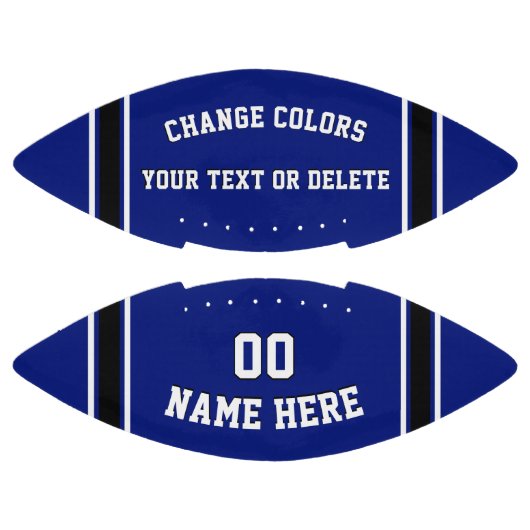 Blue and White Football Ball Specialized (Panelen)