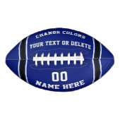 Blue and White Football Ball Specialized (Voorkant)