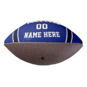 Blue and White Football Ball Specialized (Gedraaid 270)