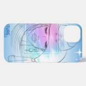 Blue and White Future Lawyer Phone Case iPhone Hoesje (Achterkant horizontaal)