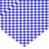 Blue and White Gingham Checkered Tafelkleed (Gekanteld)