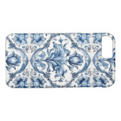 Blue and White Holland Pottery Tegel Case-Mate iPhone Case (Achterkant (Horizontaal))