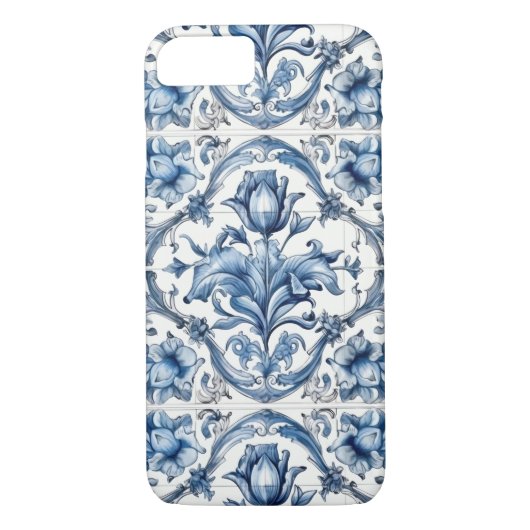 Blue and White Holland Pottery Tegel Case-Mate iPhone Case (Achterkant)