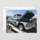 Blue and White Junker Truck Briefkaart (Voorkant / Achterkant)