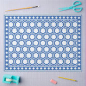 Blue and White Modern Bone Inlay Decoupage Paper Tissuepapier (Craft)