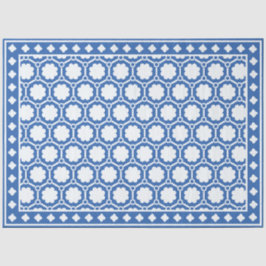 Blue and White Modern Bone Inlay Decoupage Paper Tissuepapier