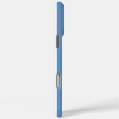 Blue and White Monogrammed Stripes Case-Mate iPhone Case (Achterkant / Rechts)