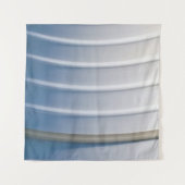 Blue and white plastic container wandkleed (Voorkant (horizontaal))