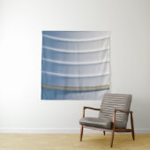 Blue and white plastic container wandkleed (In Situ (horizontaal))