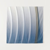 Blue and white plastic container wandkleed (Voorkant)