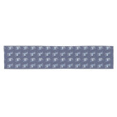 Blue and White Reindeer Table Runner Korte Tafelloper (Horizontaal)