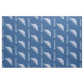 Blue and White Spaceship Personalized Pattern Stof (Fat Quarter)
