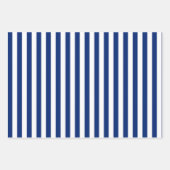 Blue and White Stripes Inpakpapier Vel (Voorkant 2)