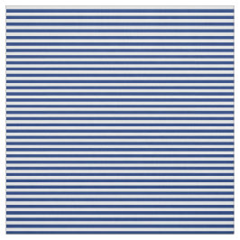 Blue and White Stripes Stof