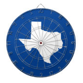 Blue and White Texas Dartbord (Voorkant)