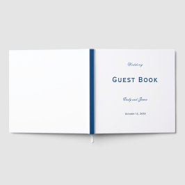 Blue and White Wedding Gastenboek