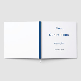 Blue and White Wedding Gastenboek