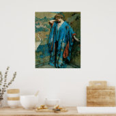 Blue and Yellow, 1910, Robert Reid Poster (Keuken)