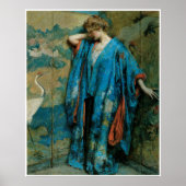 Blue and Yellow, 1910, Robert Reid Poster (Voorkant)
