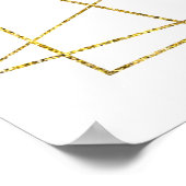 Blue and Yellow Floral Birthday Welcome Poster (Hoek)