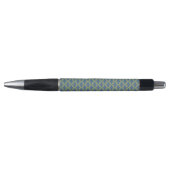 Blue and Yellow Geometric Pattern Pen (Voorkant)