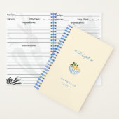 Blue and Yellow Lemons Family Recept Notitieboek (Binnen)