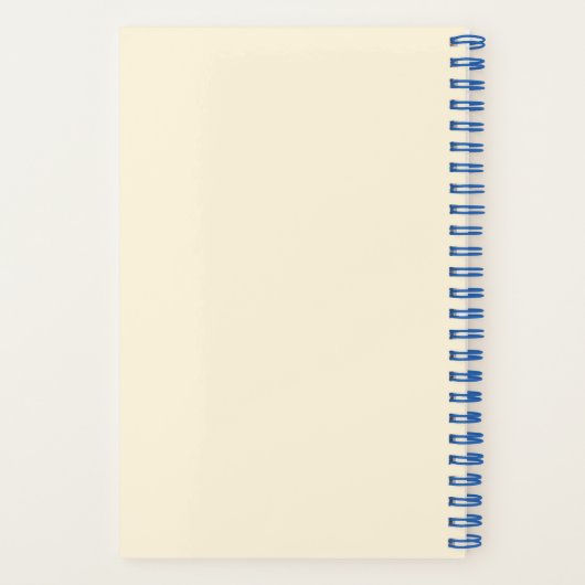 Blue and Yellow Lemons Family Recept Notitieboek (Achterkant)