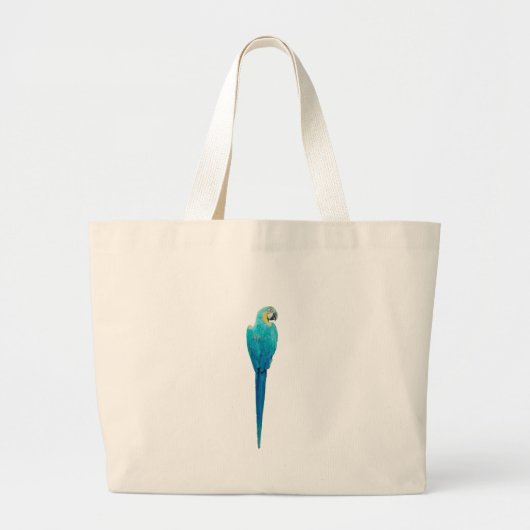 Blue and Yellow Macaw van Junglewalk.com Grote Tote Bag (Voorkant)