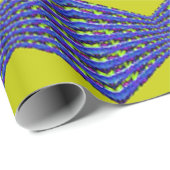 blue and yellow pattern design cadeaupapier (Rol Hoek)