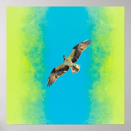 Blue and yellow poster (Voorkant)