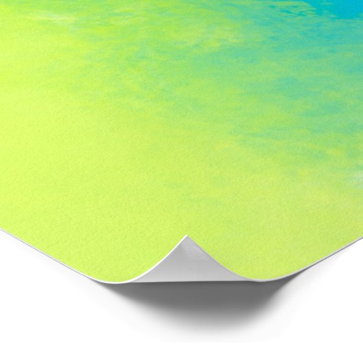 Blue and yellow poster (Hoek)